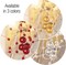 Indoor Christmas Decorations, Festive Lighted Berry Beaded Garland Gold- 120" L